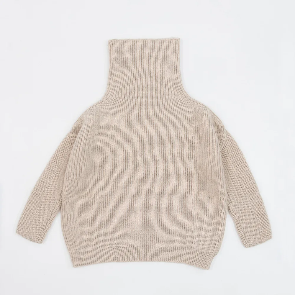 Light Apricot Свитер женский invierno женский осенне-зимний Повседневный ультра свободный толстый теплый пуловер мохер шерстяной свитер большого размера - Цвет: Light Apricot
