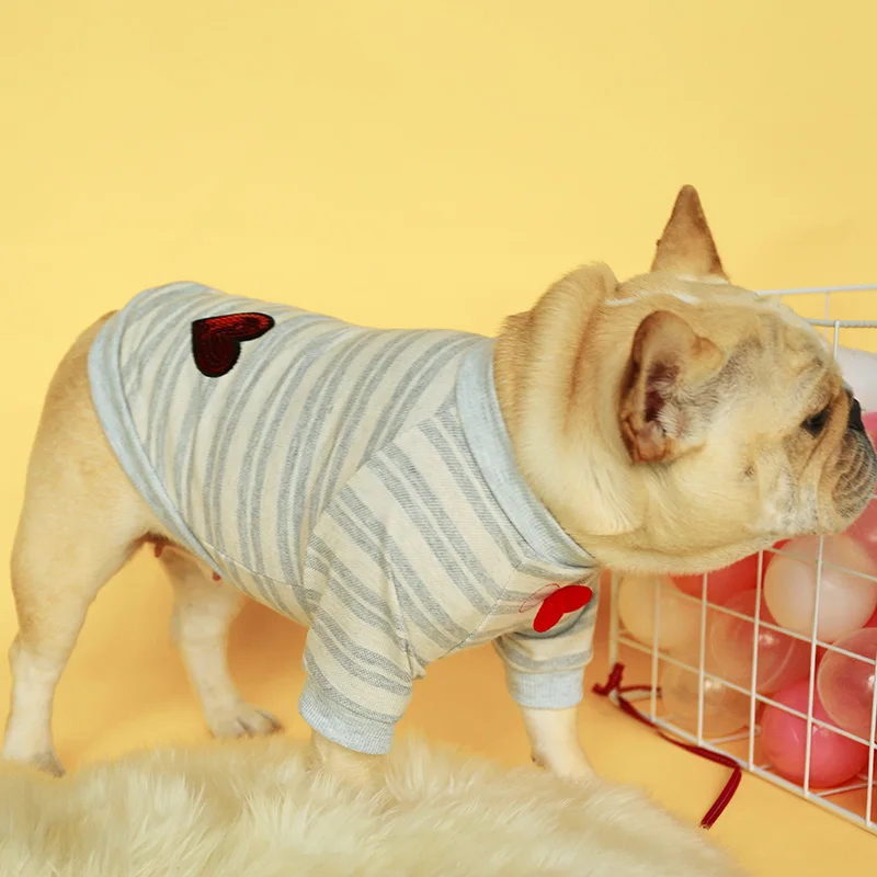 灰白条蝴蝶结圆领衫-法斗款PIC_0937