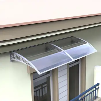 

Garden DIY Door Window Awning Outdoor Anti-ultraviolet Aluminum Profile Sunshade Gazebo Corrosion Resistant And Rainproof HWC
