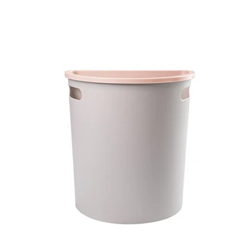 

25*23.5CM Hanging Semicircle Trash Can Small Cabinet Kitchen Garbage Can Waste Storage Bucket for Kitchen Bathroom Cabinet Door