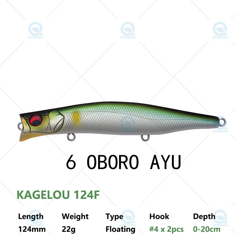 SUZUKI×Megabass KAGELOU 124F KAGELOU 124F [Brand New] – JAPAN FISHING TACKLE