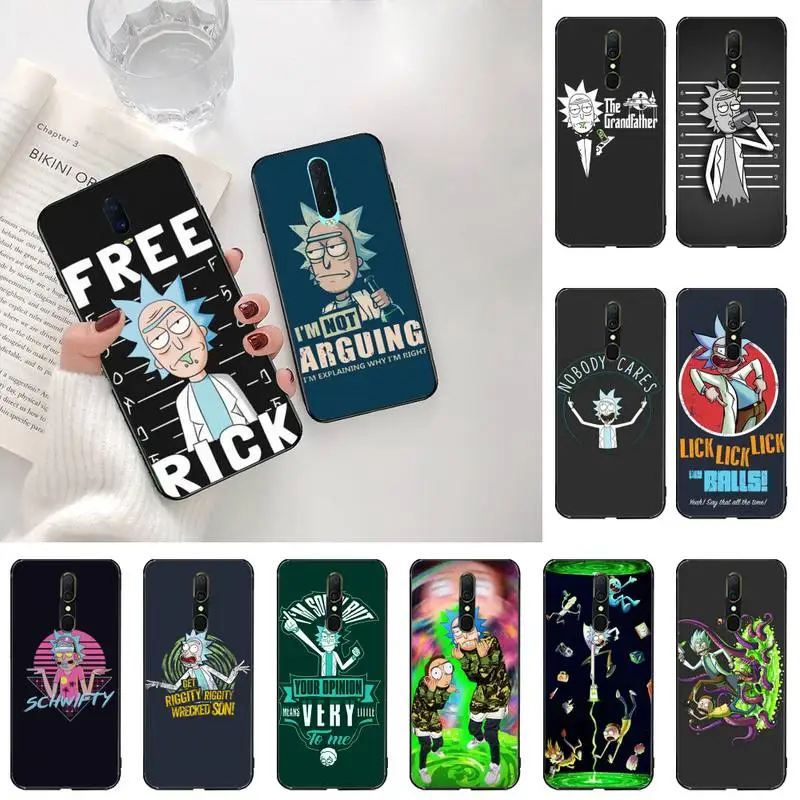 

Mr Pickles Rick Pattern Phone Case For Oppo A5 A9 2020 Reno2 z Renoace 3pro A73S A71 F11