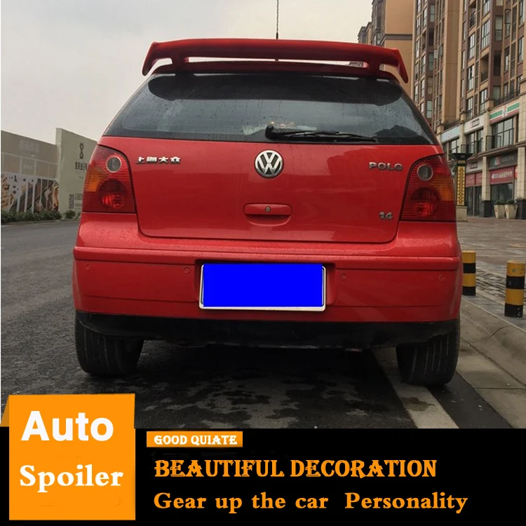 Спойлер для Volkswagen Polo из АБС пластика задний спойлер на крышу автомобиля