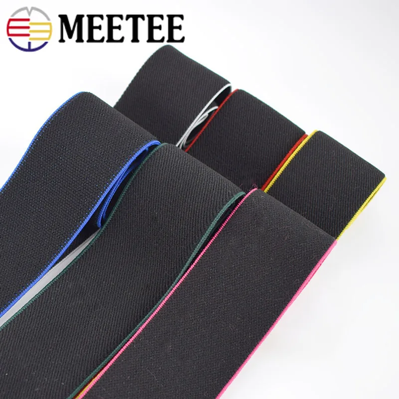 4Yards 4cm Soft Skin Sewing Elastic Band Trousers Waistband Stretching Rubber Nylon Webbing Garment Accessories|Резинки| |