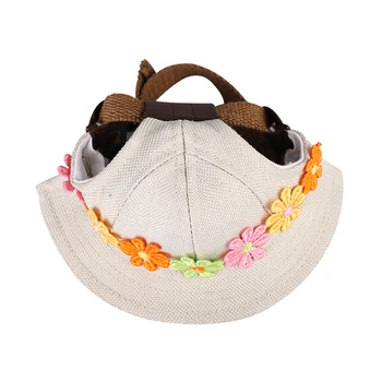

Dog Hat Pet Cat Headdress Cute Puppy Teddy Headgear Summer Out Sun Hat Perros Productos Gorros De Perrohat For Pet DD5D101