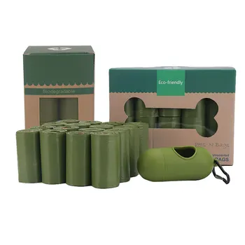 

Dog Poop Bags, Durable Shit Garbage Bags for Dogs, Guaranteed Leak-Proof Easy To Tear Off 15 Doggy Bags Per Roll