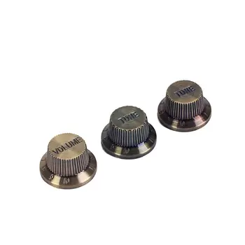 

3pcs Top Hat Bell Knobs Push On Guitar Bass Knob Replacement for 5.8mm Pots