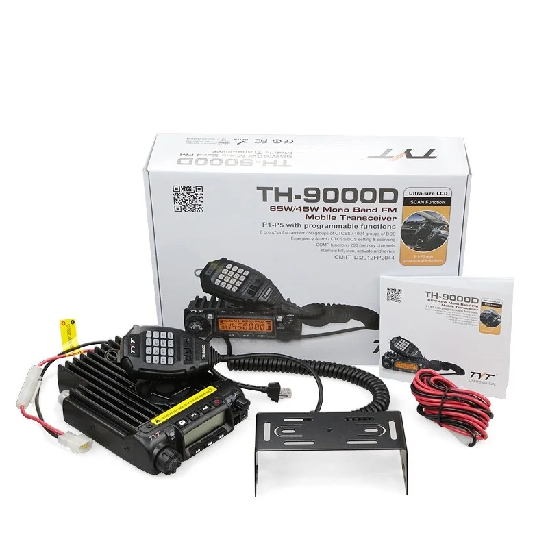 Мобильное радио TYT TH 9000D UHF 400 ~ 490 МГц 60 Вт Макс. Мощность передачи 200CH с 8 блоками