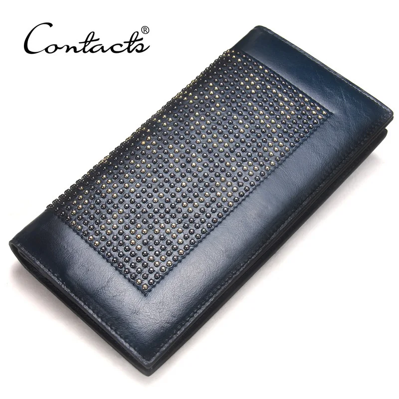 

Factory supply ladies leather wallet long oil wax set auger hand bag leisure a undertakes to my wallet