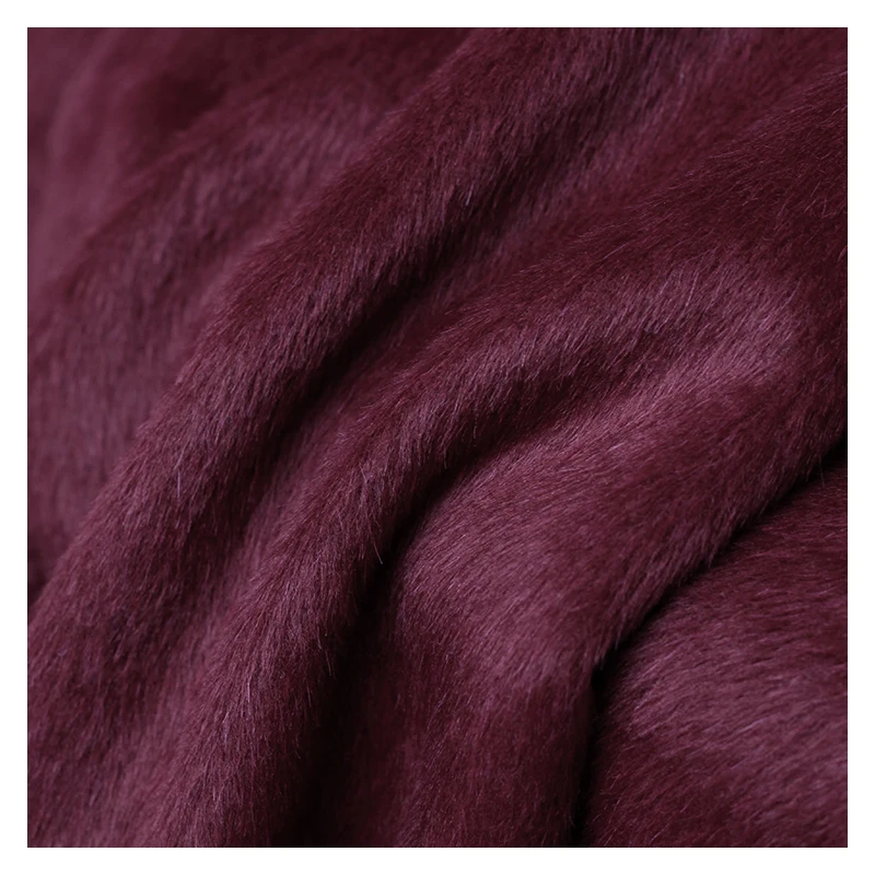 Темно-красная ткань, высокое качество, Шерсть альпака, покрытие, длинные волосы, материалы, зимнее пальто, сделай сам, одежда, ткани
