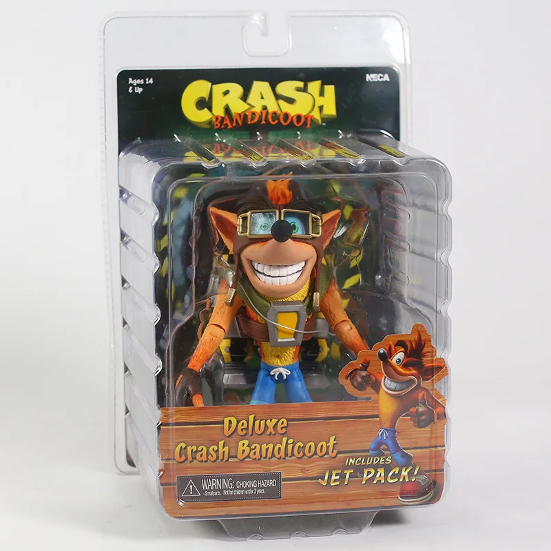 NECA аварийная Bandicoot 6 &quotDeluxe экшн-фигурка с Jetpack | Игрушки и хобби
