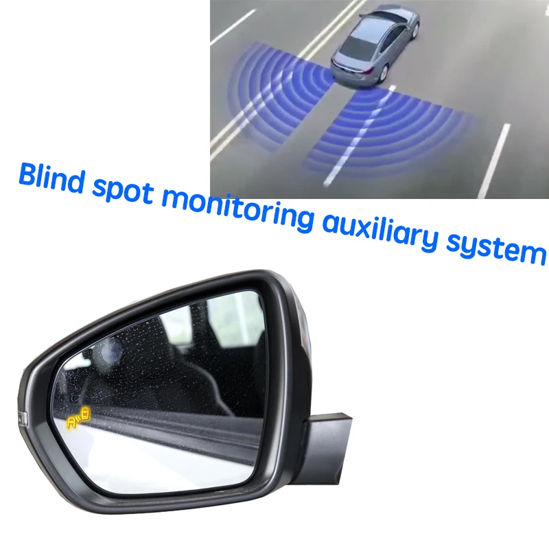 

Car BSD BSM BSA Blind Area Spot Warning Drive Mirror Rear Radar Detection System For Peugeot 5008 T87 2017~2020