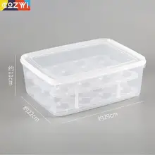 Высокое качество пищевой контейнер PP материал для яиц фруктов с герметичной крышкой кухонный холодильник контейнер для хранения продуктов