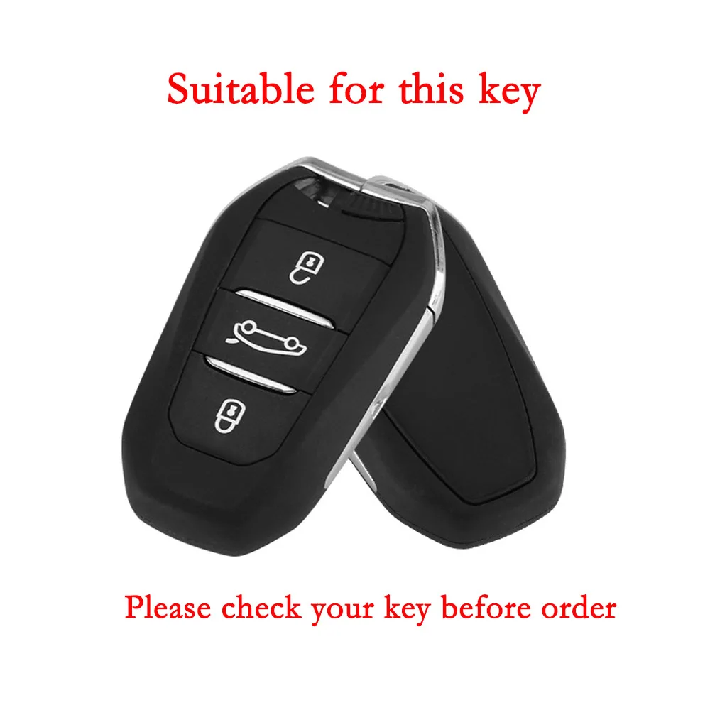 Алюминиевый сплав автомобильный чехол для ключей без ключа, дистанционный корпус для ключей, брелок для peugeot 408 308 3008 301 2008 508 4008 5008