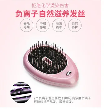 

Japan Celebrity Style Electric Sonic Vibrations Magnetic Massage Comb Portable Ion Hairdressing Comb
