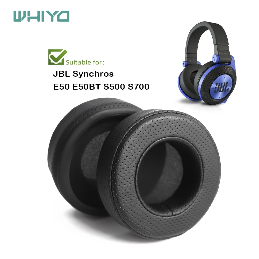 

Whiyo Replacement Ear Pads for JBL Synchros E50 E50BT S500 S700 Headphones Cushion Sleeve Velvet Earpad Cups Earmuffes Cover