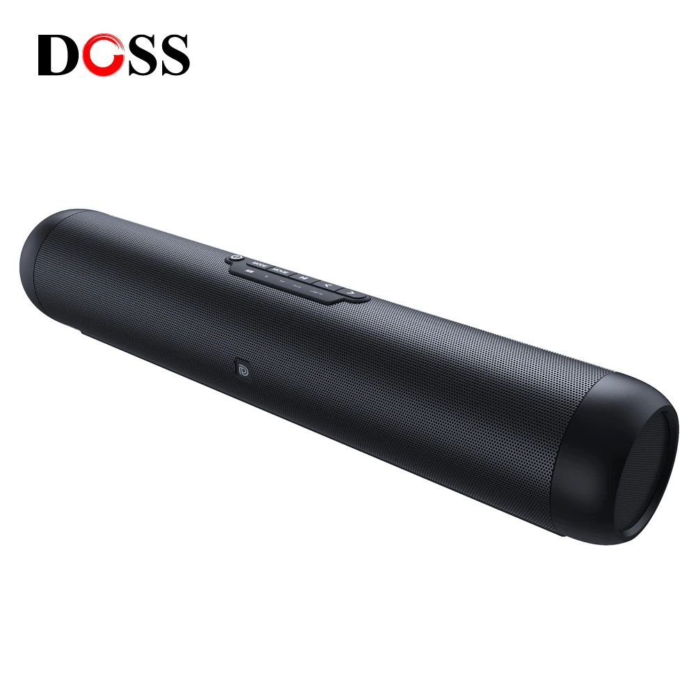  Саундбар DOSS XL для компьютера, ТВ-колонки, Bluetooth 5,0, настоящий беспроводной стерео сабвуфер, звуковая панель, музыкальная шкатулка, Систе…