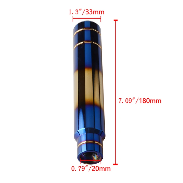 Aluminium Legierung Schaltknauf Überzug Farbe Hand Shifter Griff