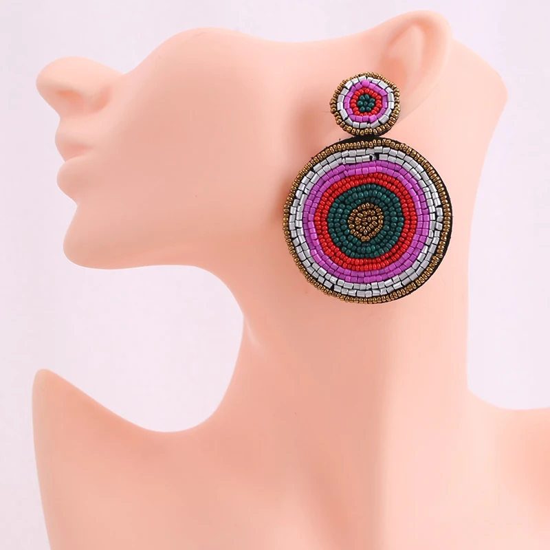 Earrings Round drop earrings for women 3