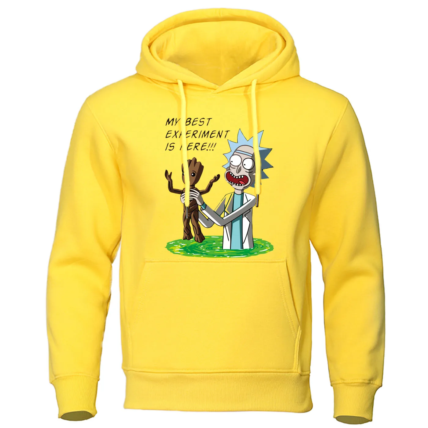 

Rick and morty Autumn casual mens Sweatshirt Groot printed men Hoodies Mens loose Funny Hoodie Brand Warm Pullover Streetwear