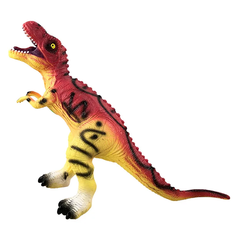 

Model Large Flexible Glue Dinosaur Toy Vinyl T-Rex Triceratops Model Dinosaur