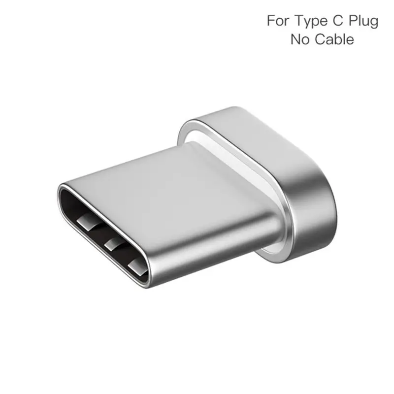 Светодиодный магнитный кабель Micro usb type C супер быстрая зарядка телефона Microusb type-C магнитное зарядное устройство usb c для iphone huawei xiaomi - Цвет: Only For Type C Plug