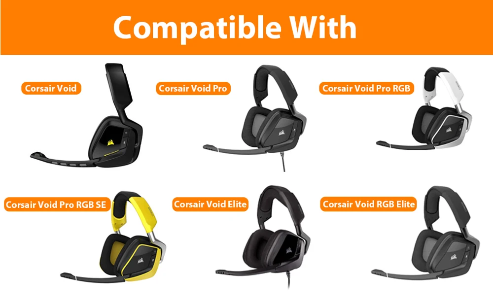 RGB Headset Gaming Berkabel/Nirkabel 