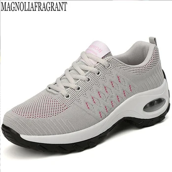 

New spring Lightweight Outdoor shoes women walking air cushion women Running shoes women sneakers Female zapatillas mujer hy193