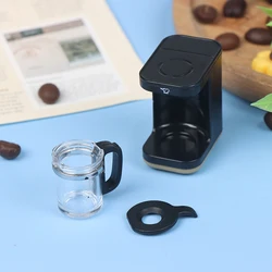 Maison de poupée 1:12, Machine à café de cuisine, cafetière, jouet, accessoires miniatures 