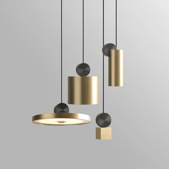 

Post-modern Art Restaurant Pendant Lamp Cosmos Pendant Lights Nordic Simple Dining Table Bedside Bed Bar LED Bulbs Cord Pendant