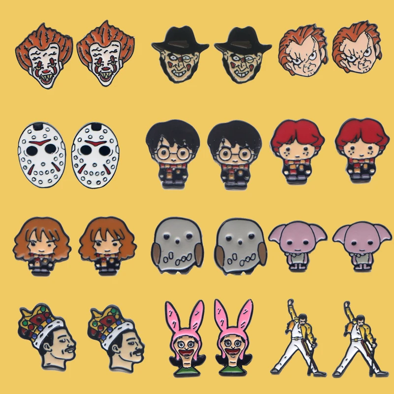 PC941 новый аниме серьги со шпилькой для женщин модное ювелирное изделие эмаль