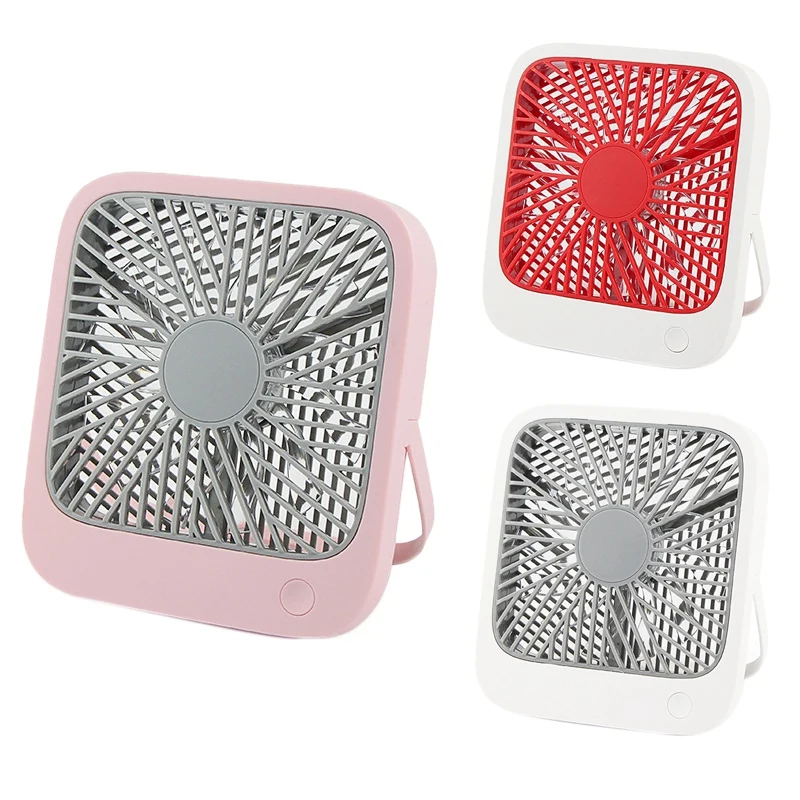 

-USB Portable Mini Personal Handheld Fan Noiseless 45Â° Tiltable Desktop Electric Fan for Household Office