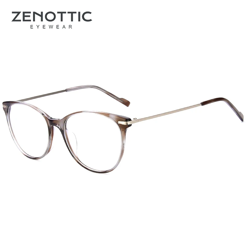 

ZENOTTIC 2019 Optical Glasses for Women Eyewear Eyeglasses Fake Glasses Round Glasses Fashion Transparent Glasses Frame BT3301