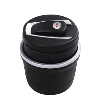 

1PCS Windproof Car Ashtray Multifunction Smoke Tobacco Ash Holder Container With Folding Cover For Fiat 500 ABARTH Punto Panda
