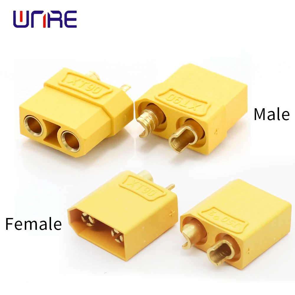 10/20PCS XT90 XT-90 Plug Male and Female Bullet Connectors Plugs Gold Plated For RC Lipo Battery Quadcopter Multicopter | Обустройство