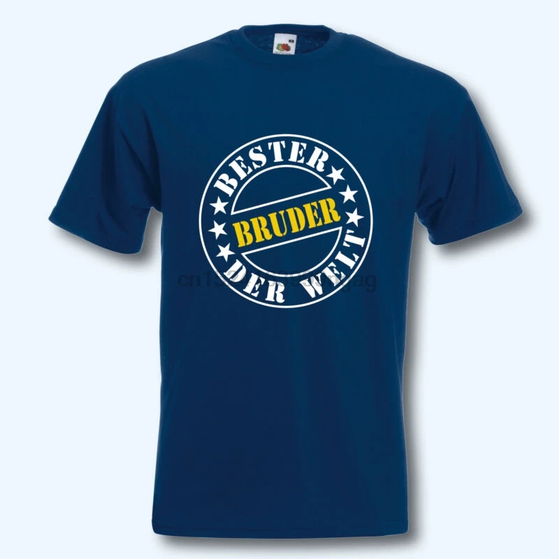 Футболка Fun-Shirt Bester Bruder Welt Malle S-XXXL Textildruck | Мужская одежда