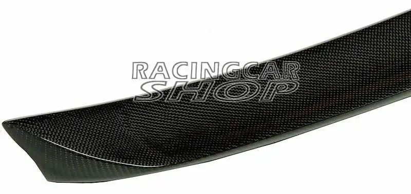 V STYLE REAL CARBON FIBER TRUNK LIP SPOILER Fit For MERCEDES BENZ W204 4DOOR SEDAN C63 C300 C350 C63 08-12