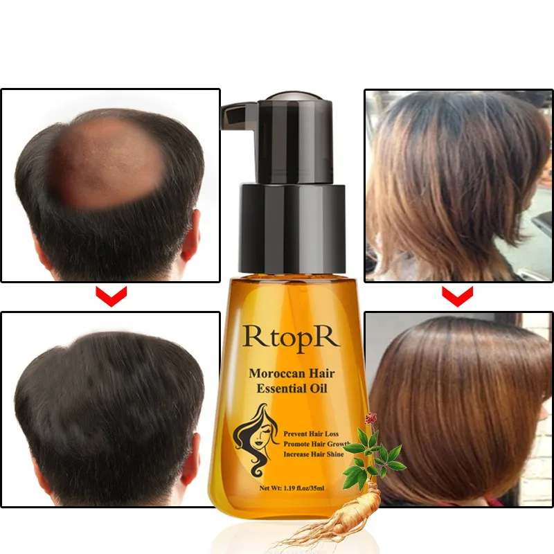 35 мл марокканское аргановое масло, эссенция для ухода за волосами, Питательная, восстанавливающая поврежденные, улучшающая секущиеся волосы, грубая удаляющая жирный Уход за волосами