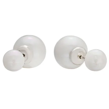 

Authentic 925 Sterling Silver Earring Luminous Droplets Pearl Studs Earring For Women Wedding Party Gift Fine Jewelry