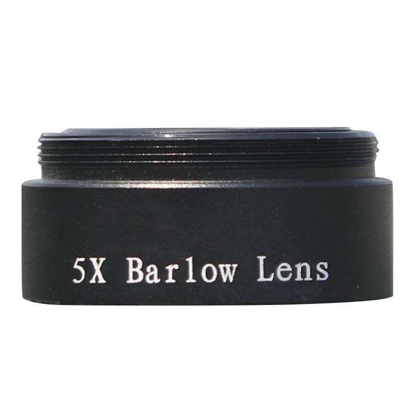 Barlow Lens 5x For Any M28x0.6 Thread 1.25inch Telescope Eyepiece