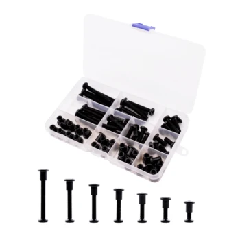 

Black M6 M6x15mm / 20mm/ 25mm / 30mm/ 35mm/ 40mm/ 50mm Hex Drive Socket Cap Bolts Furniture Crib Bolts Nuts Kit for RC parts