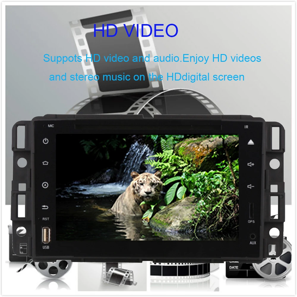 Android 9,0 Восьмиядерный 4 Гб ОЗУ для GMC Yukon/Tahoe/Acadia/Buick Enclave/CHEVROLET Suburban 2007-2012 полный сенсорный автомобильный dvd-плеер