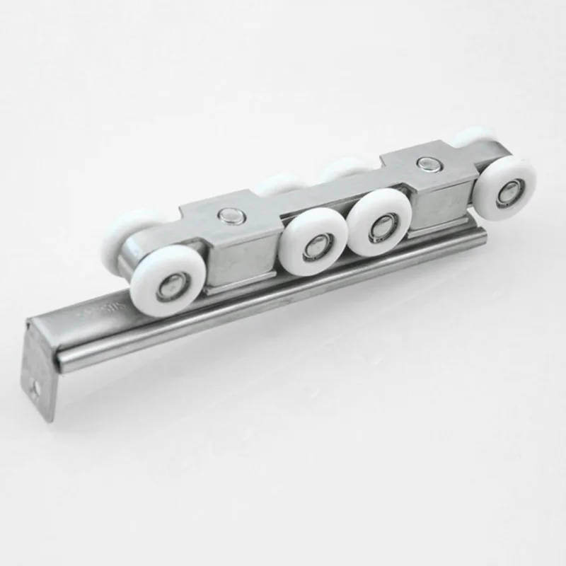 

Stainless Steel 8-wheel Slide Door Pulley Special For Wooden Doors Double Rod In Homes And Offices