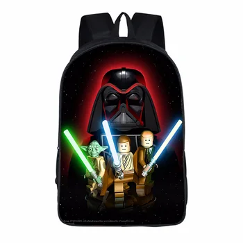 

Star wars Backpack Animal Anime Darth Vader Yoda Jedi Casual School Bags Toddlers Boys Girls Teenager Mochila Gift Bolsa