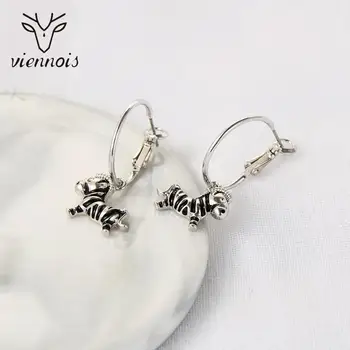 

Viennois Classic Earrings For Women Rose Gold Plated Enamel Zebra Earrings Fashion Statement Earrings Korean Earrings