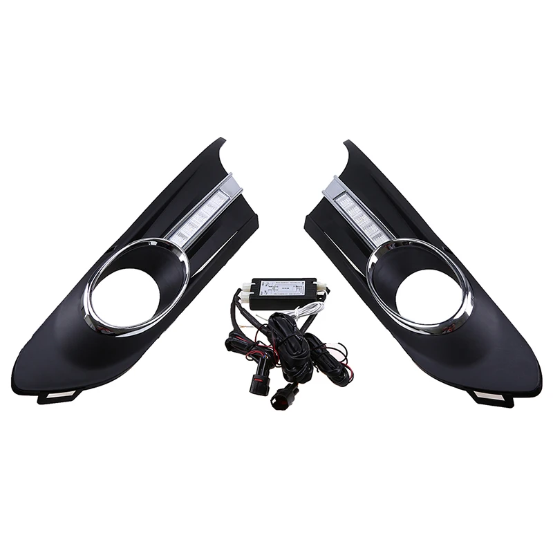 Автомобильные противотуманные фары POSSBAY дневные ходовые огни для VW JETTA MK6 (тип 5G)