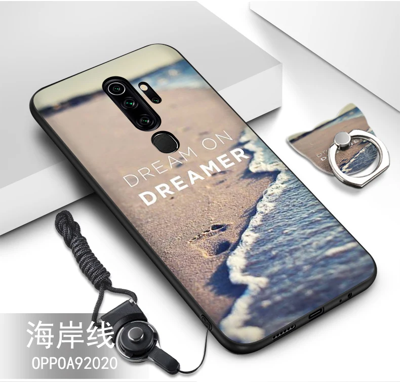 Для oppo A9 чехол Топ продаж ТПУ силиконовый чехол+ ремешок с милым рисунком кольцо задняя крышка чехол для oppo A9 крышка