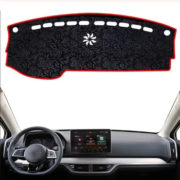 

Rose Pattern Non-slip Dashmat Dash Mat Dashboard Cover Pad Cover Carpet Car Sticker for BYD TANG DM 2018 Car Styling