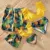 PatPat 2021 New Summer Ruffle Sleeve Swimsuits Family Look Pineapple full print Yellow Sets Family Matching Swimwear