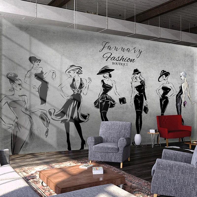 Mural 3D de pared Fashion Boutique MURALES 3D DE PARED Negocios Novedades REBAJAS DE ENERO